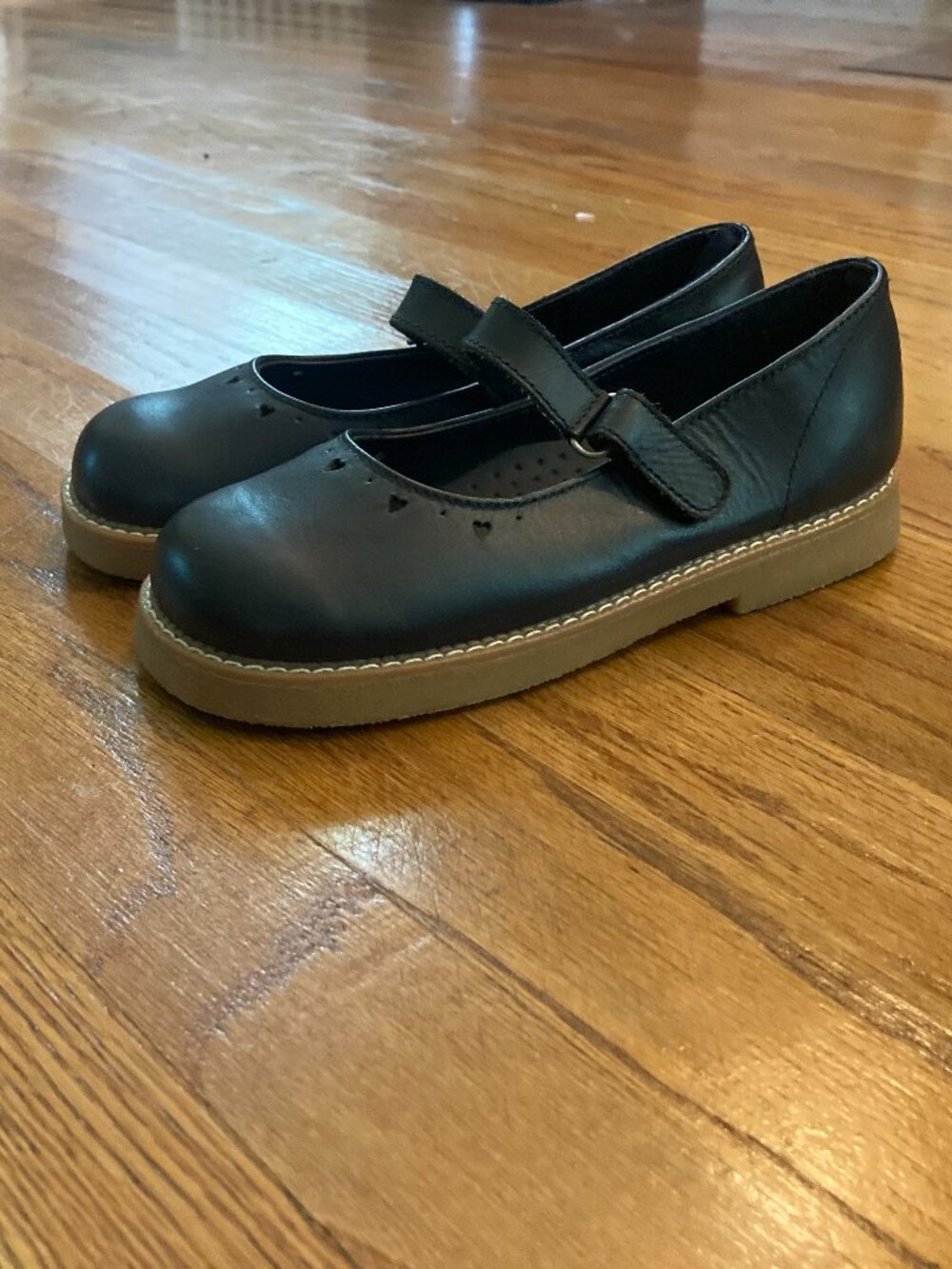 Vintage GYMBOREE Navy Blue Leather Mary Jane Shoes ~ Sz 3 ~ NEW!